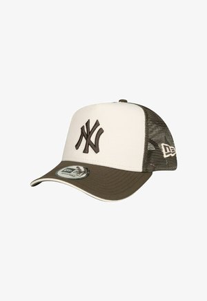 New Era, AFRAME SNPBACK TRUCKER YORK YANKEES - Cappellino - beige brown