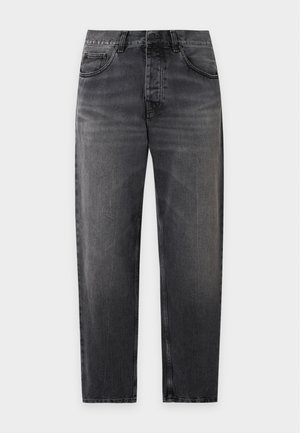 Carhartt WIP, NEWEL PANT - Straight leg jeans - black marble used wash
