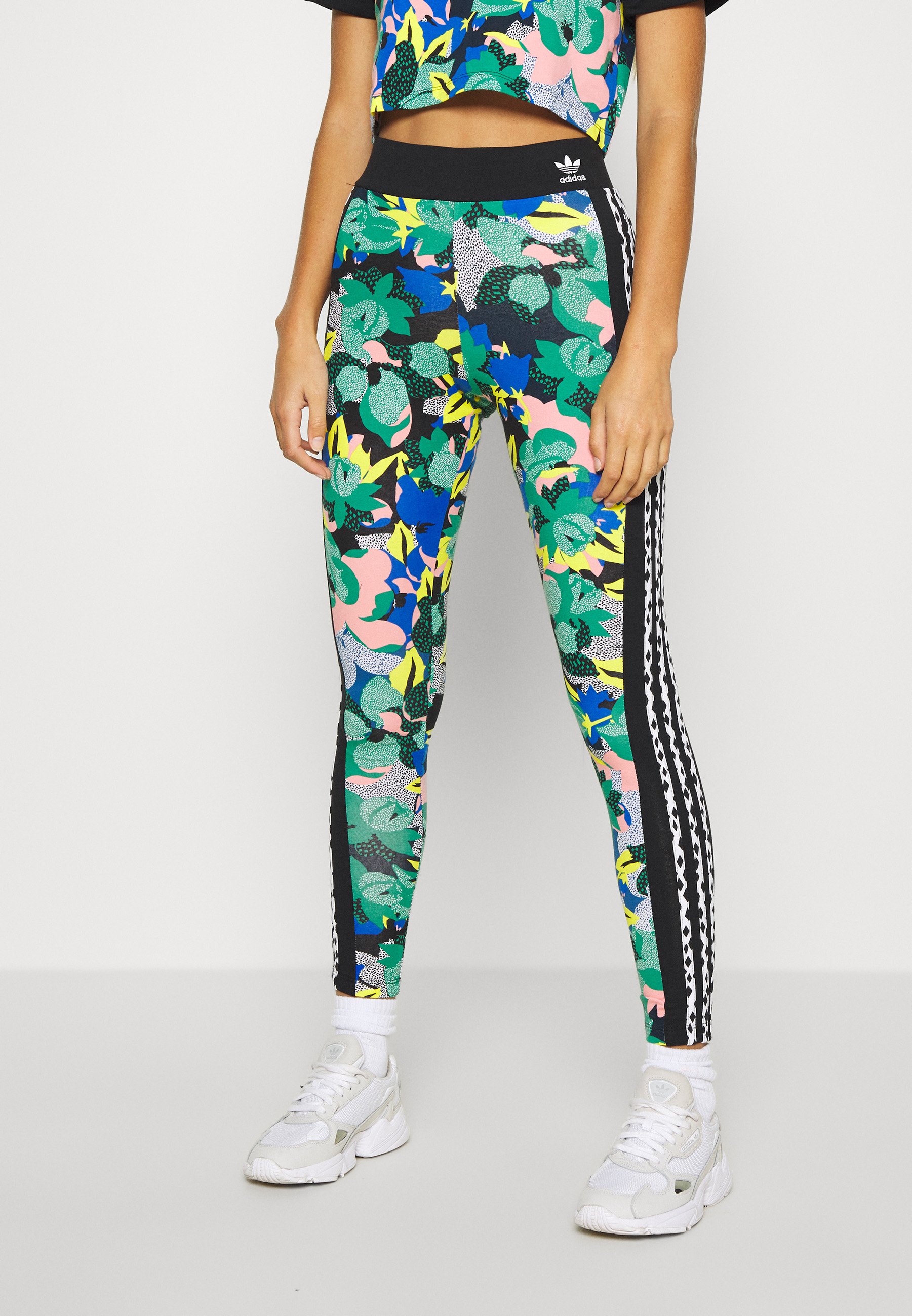 adidas Originals TIGHTS Leggings Hosen multicolor adidas Originals GRAPHICS HIGH RISE REGULAR TIGHTS