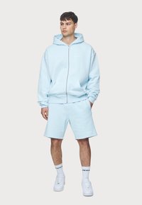 Pegador LOGO OVERSIZED JACKET - Sweatjakke - washed baby blue