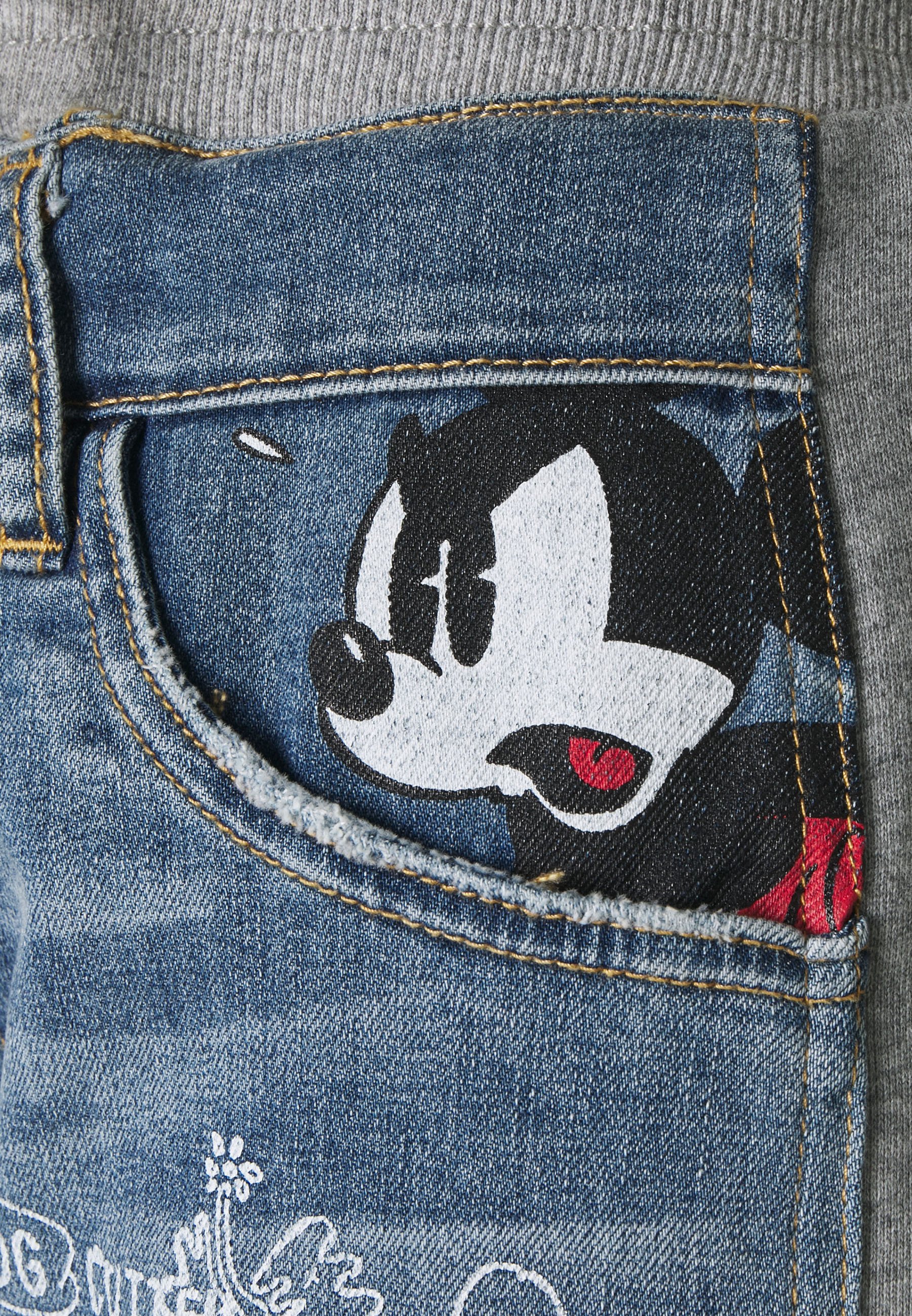 Desigual MICKEY MOUSE DENIM_DISNEY - Slim fit jeans - blue/blue denim -  Zalando.co.uk