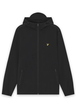 Lyle & Scott, TAPED ZIP THROUGH HOODED JACKET - Giacca leggera - jet black