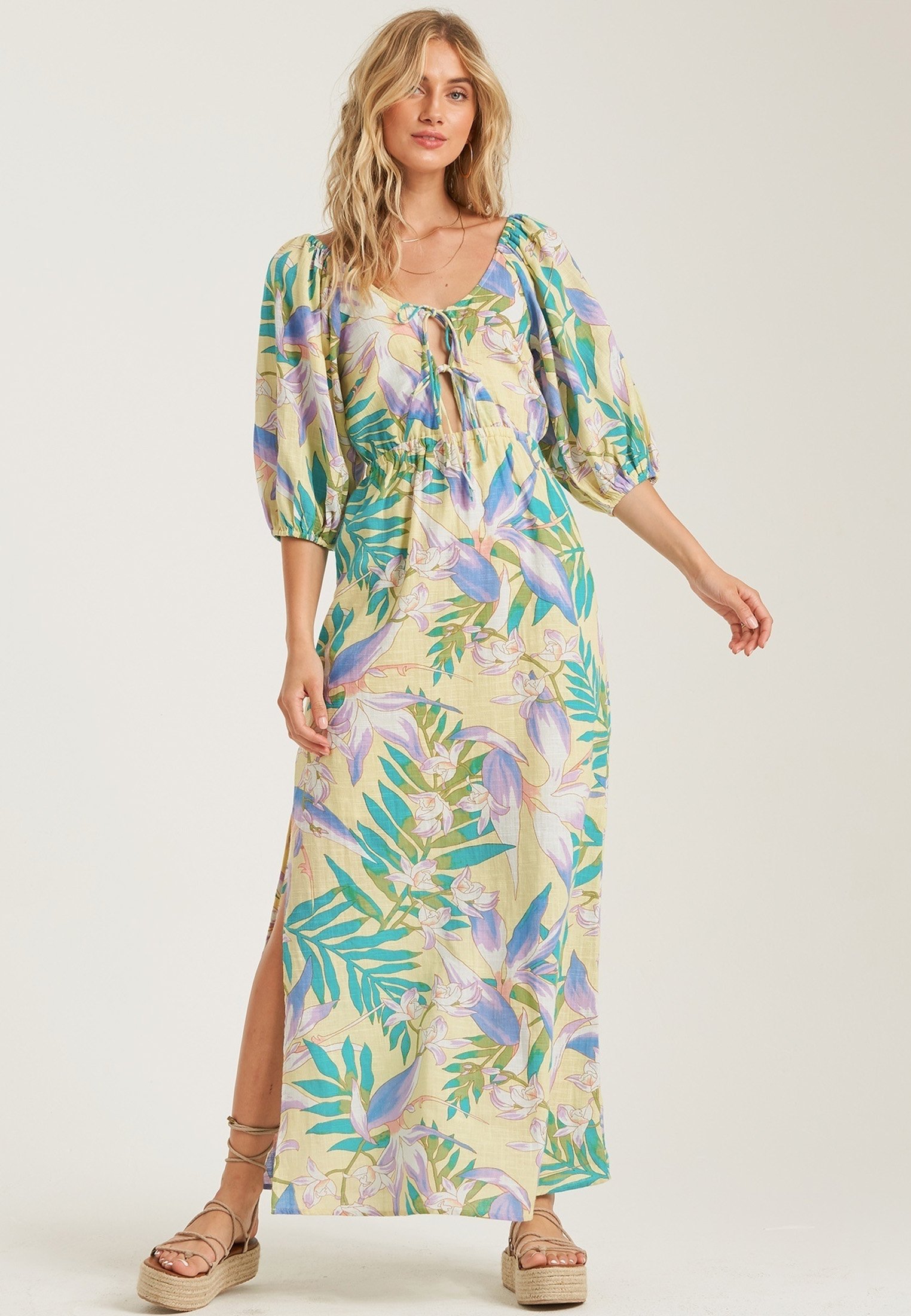Billabong Vestido largo - sunburst/amarillo - Zalando.es