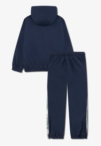 Lacoste GRID TAPED HOODED SET - Treniņtērps - marine