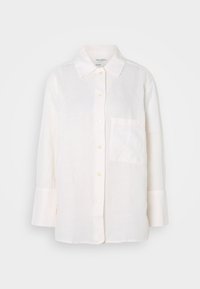 SHAPE KENT COLLAR LONG SLEEVE SLITS AT SIDE SOLID - Užsagstoma palaidinė - off white