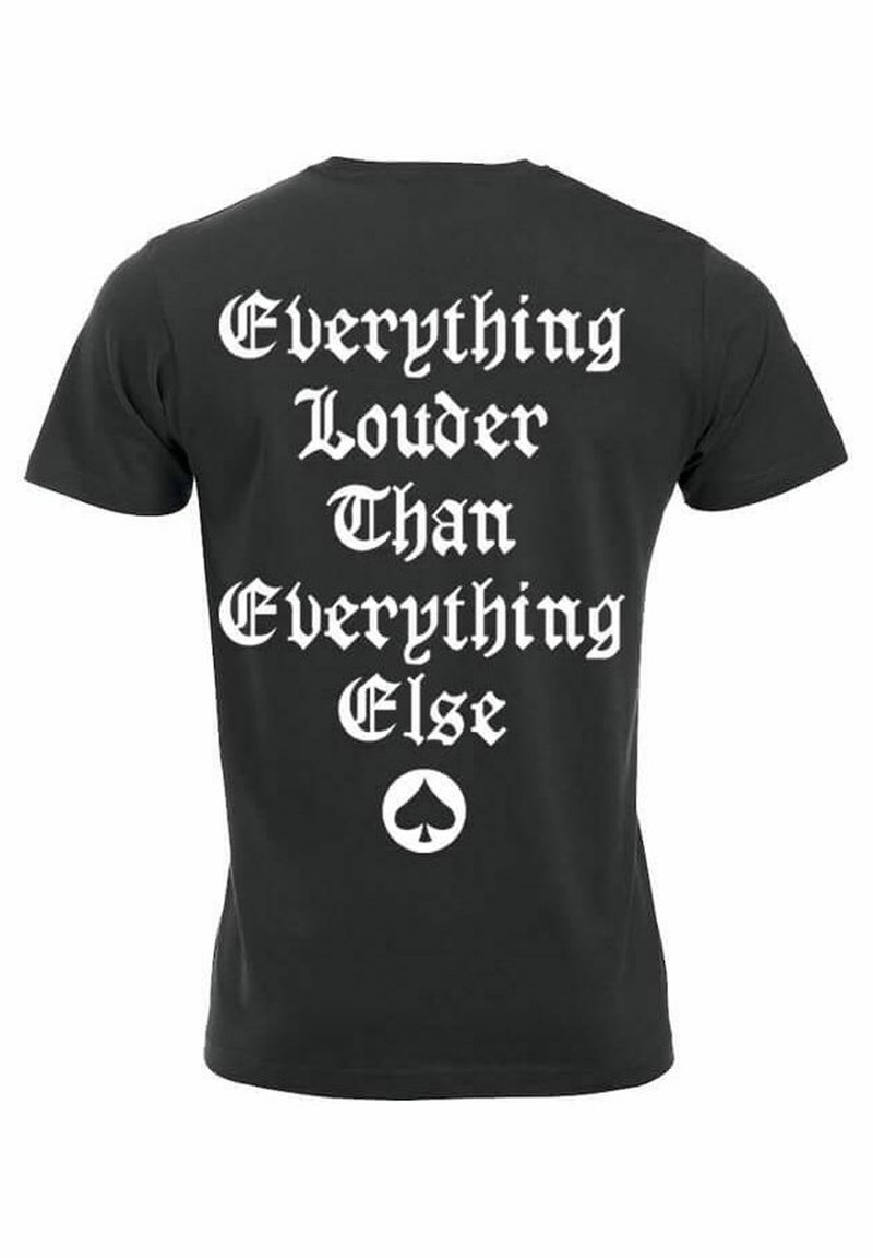 T-shirt Motorhead England – Nera – Manica Corta – Uomo – Nuova Con Etichette - 3