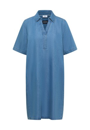 Cecil, KNEE-LENGTH DRESS IN A DENIM LOOK - Denim dress - mid blue wash