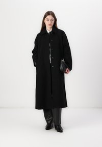 Calvin Klein Jeans LONG COAT - Klasisks mētelis - black