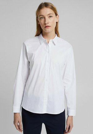 Button-down blouse - white