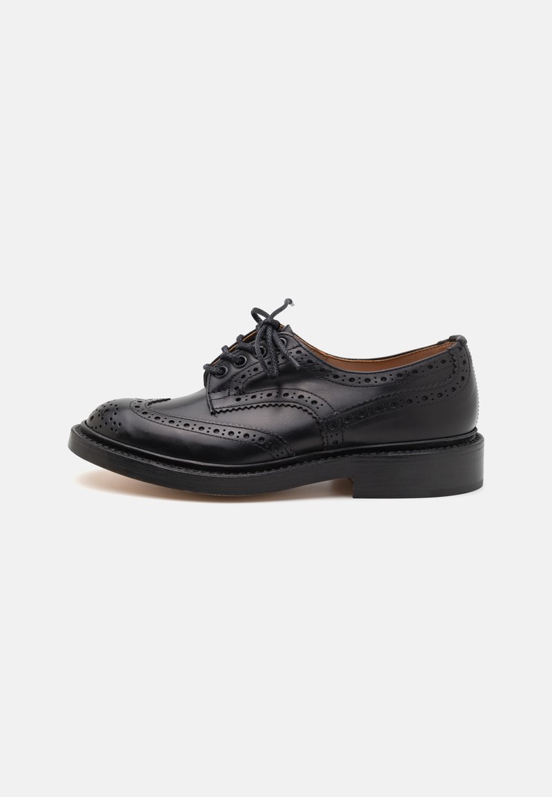 Tricker's BOURTON FIT - Pantofi eleganți cu șireturi - black