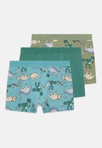 Lindex - ELASTIC DINO 3 PACK  - Culotte - dusty green Imagen en miniatura 1