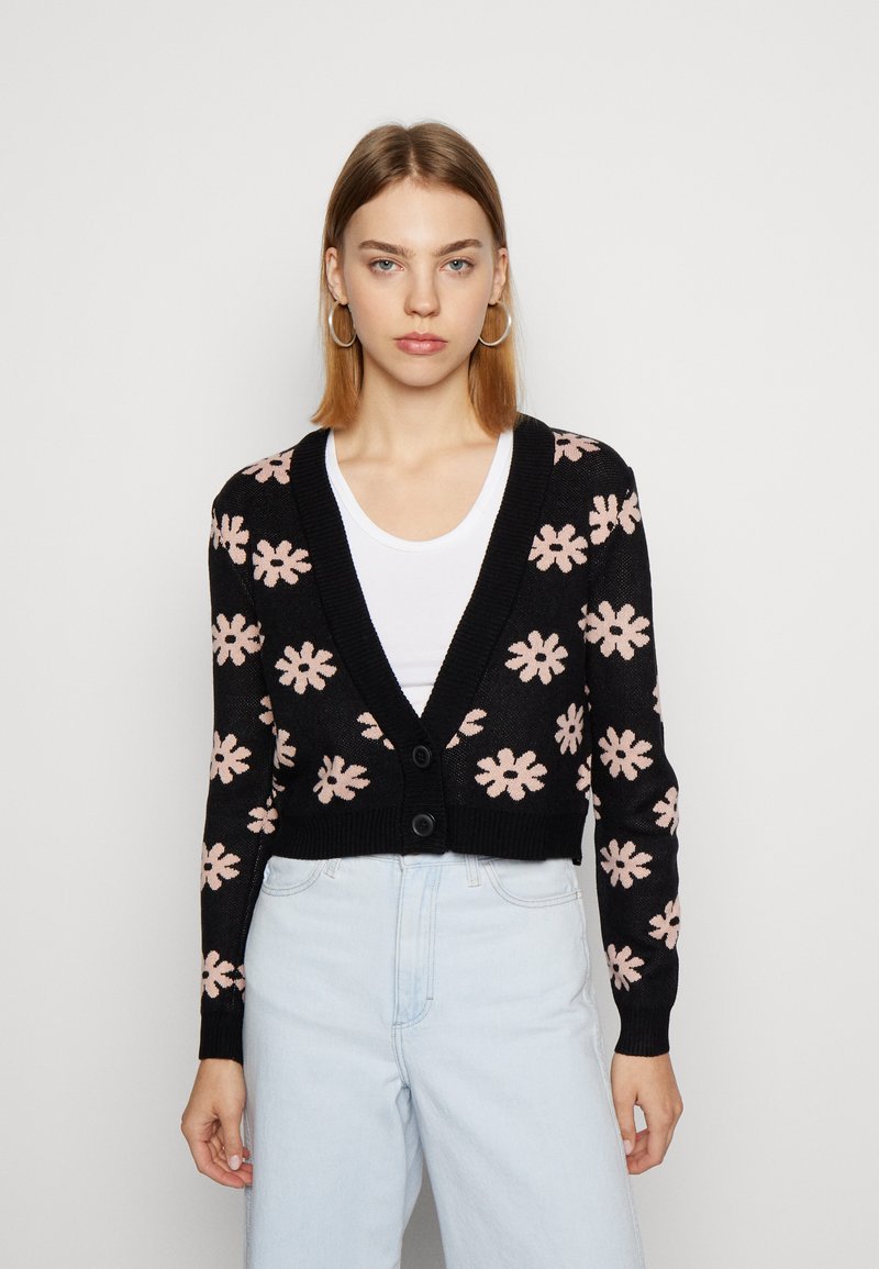 VILA VISAINT CARDIGAN Cardigan black/misty rose/black Zalando.ie