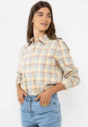 El Ganso, CAMISA CUADROS AMARILLA - Blusa - amarillo