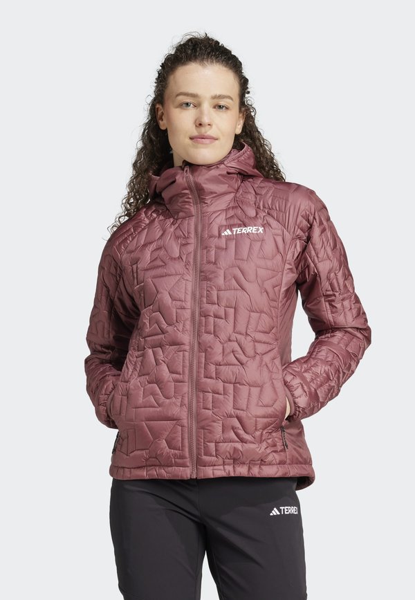 Winter jacket - burgundy2