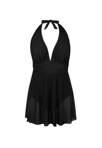 Cupshe NECK - Badeanzug - black