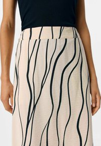 Object MIDI PRINT - Jupe trapèze - sandshell
