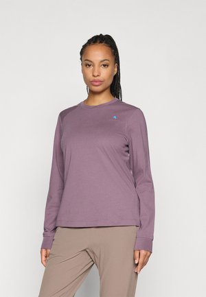ROOT LOGO TEE - Langarmshirt - black plum