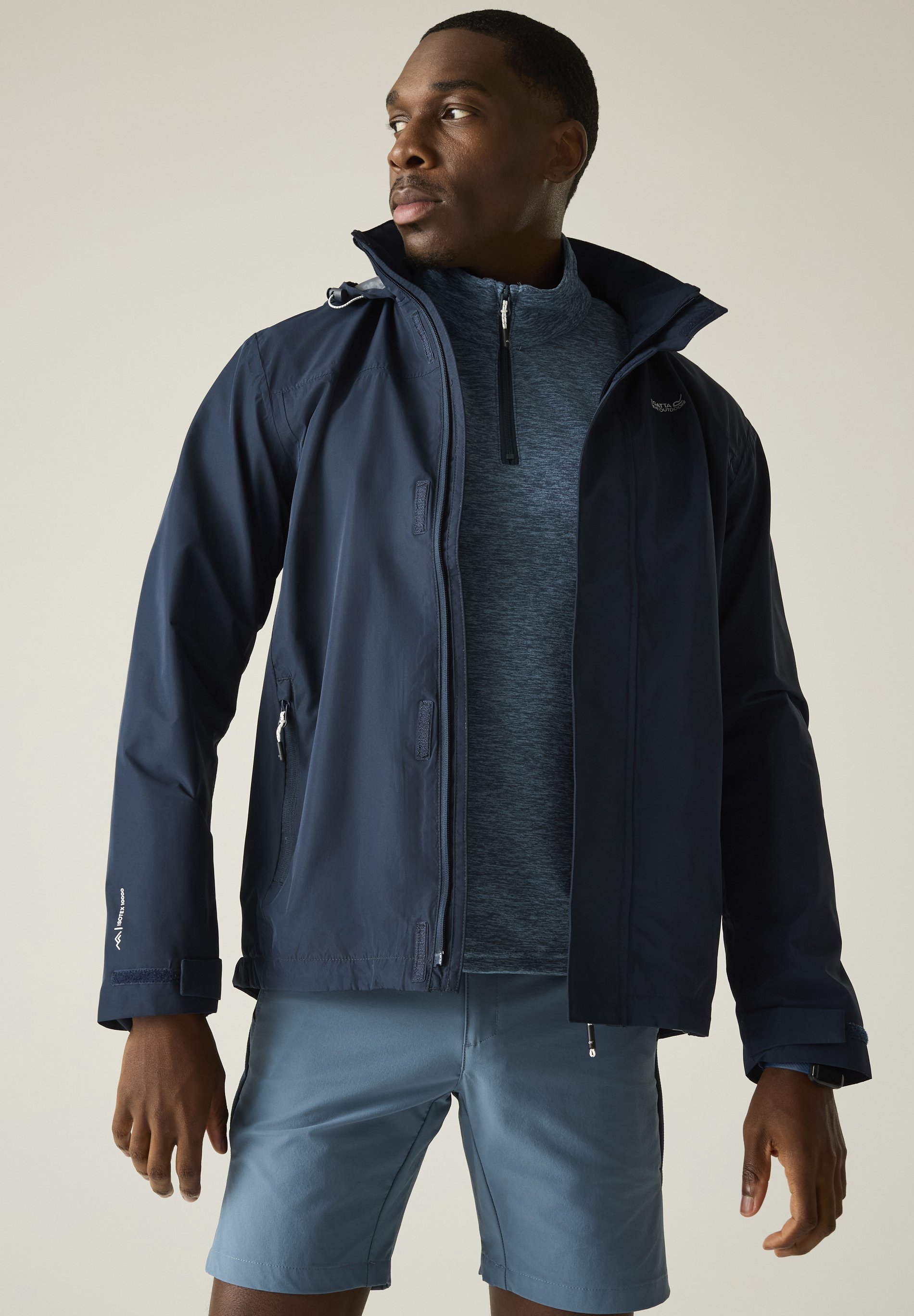 Regatta Birchdale Veste imperméable à capuche pour homme