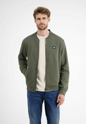 Zip-up sweatshirt - nordic olive