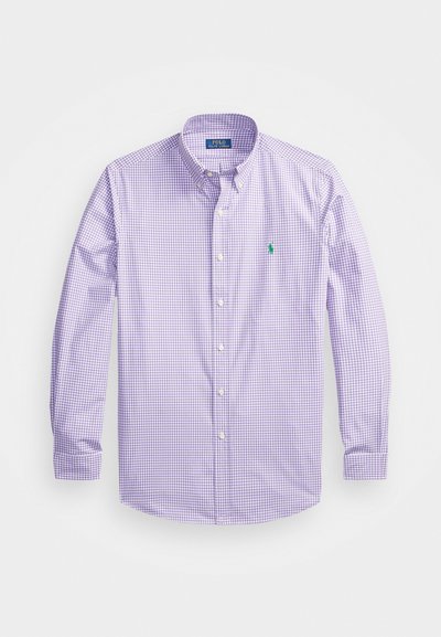 Polo Ralph Lauren CUSTOM FIT GINGHAM STRETCH POPLIN SHIRT - Pluus - lavender/white