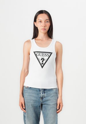 VIVIANA LOGO TANK - Top - pure white