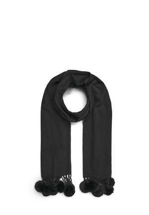 CON POMPON - Sciarpa - nero