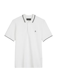 SHORT SLEEVE TIPPING ON FLAT COLLAR - Poloshirt - white