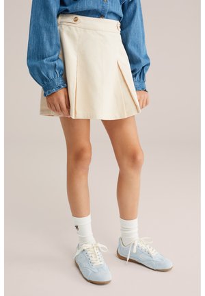 WE Fashion Faltenrock - ecru