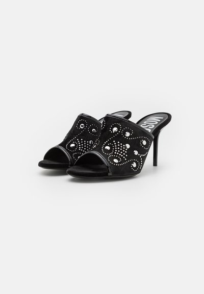 MOSCHINO Muiltjes met hak - nero