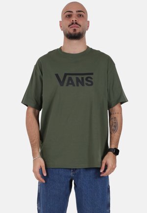 CLASSIC SS TEE WHT1 VAR - T-shirt con stampa - mottled light gre