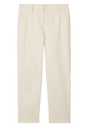 Marc O'Polo MODERN STYLE TAPERED LEG HIGH RISE WELT POCKET - Chinos - chalky sand