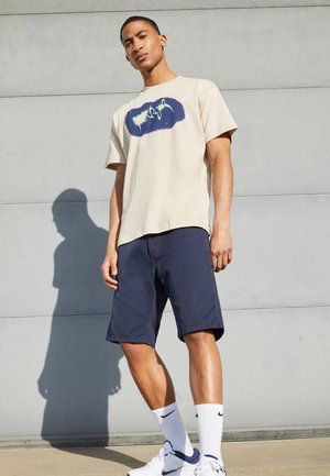RUCK SINGLE - Szorty - dark navy stone washed