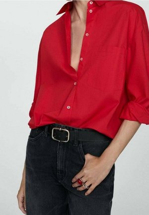 Overhemdblouse - red