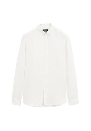 Massimo Dutti REGULAR FIT SEMI-SHEER - Hemd - beige
