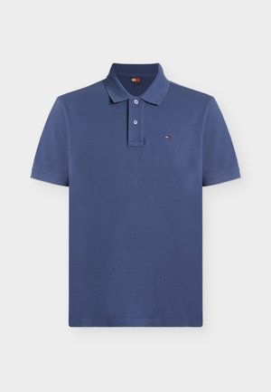Tommy Jeans, CLASSIC FLAG - Poloshirts - blue storm