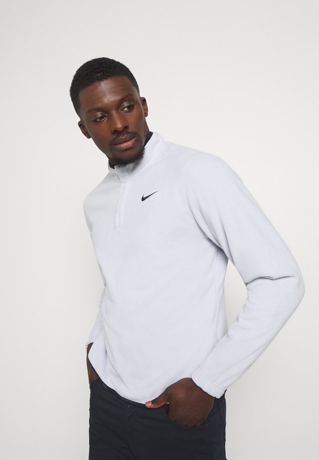 THERMA VICTORY HALF ZIP - Fleece jumper - sky grey/black