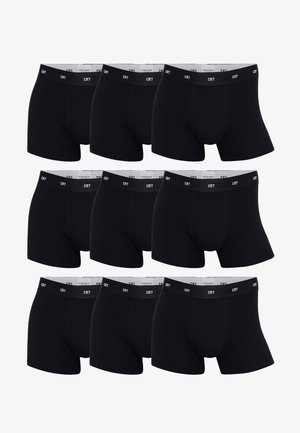 Sorte bomulds boxer briefs vist i et gitter, med en elastisk talje med "CR7" branding. Glat tekstur, tætsiddende form.