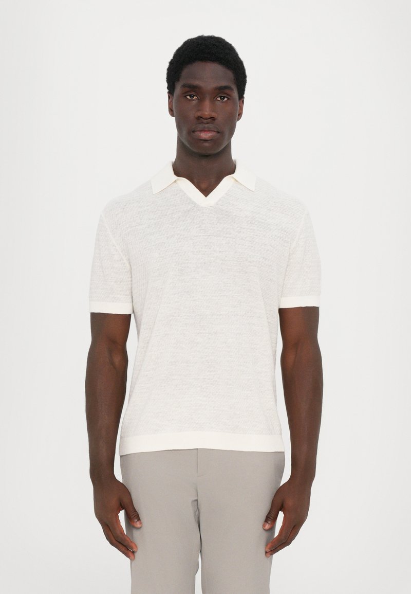 Theory - BRENAN - Polo - white, Agrandir