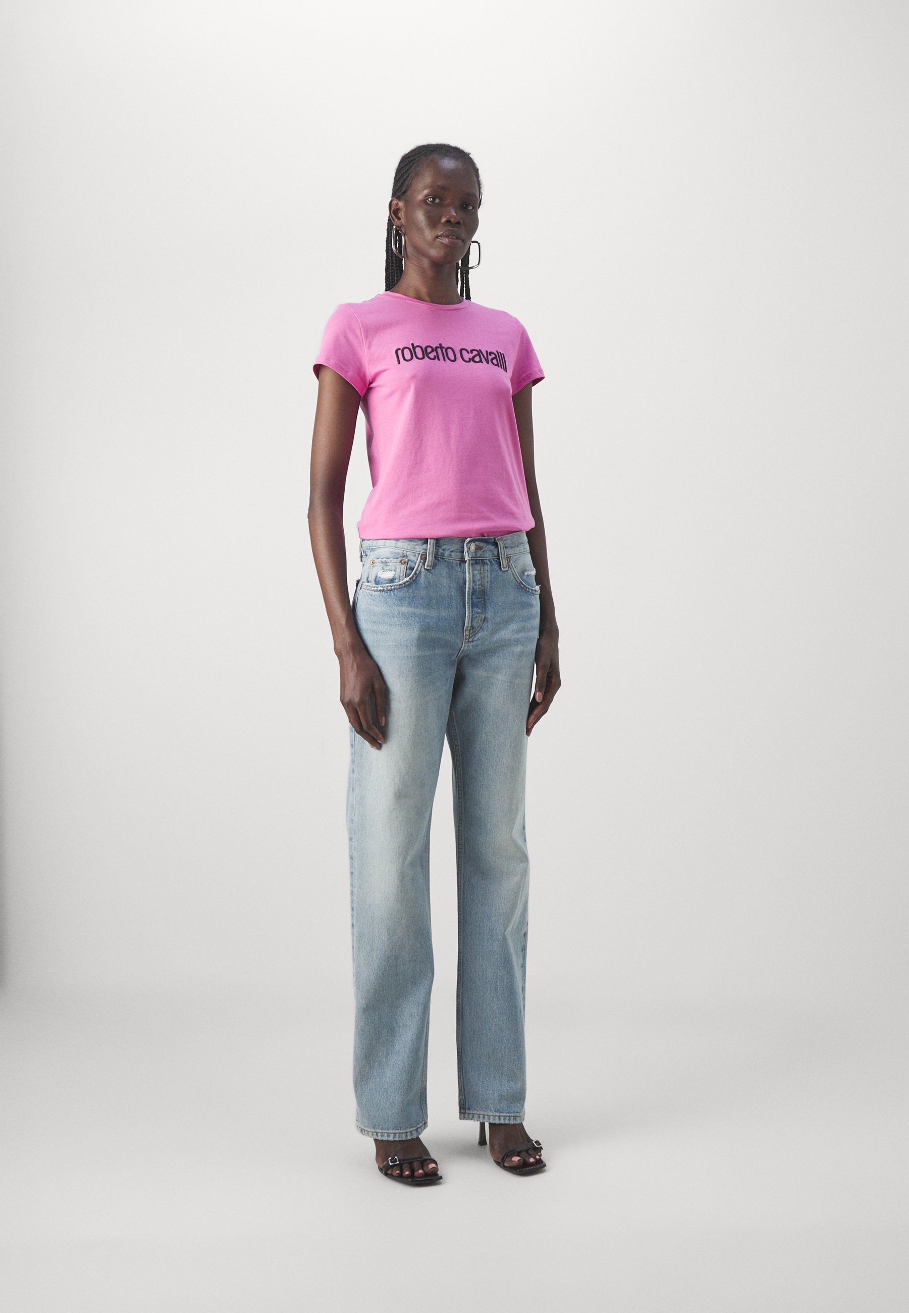 Roberto Cavalli Print T-shirt - pink litghtning/pink Roberto Cavalli Print T-shirt - pink litghtning/pink
