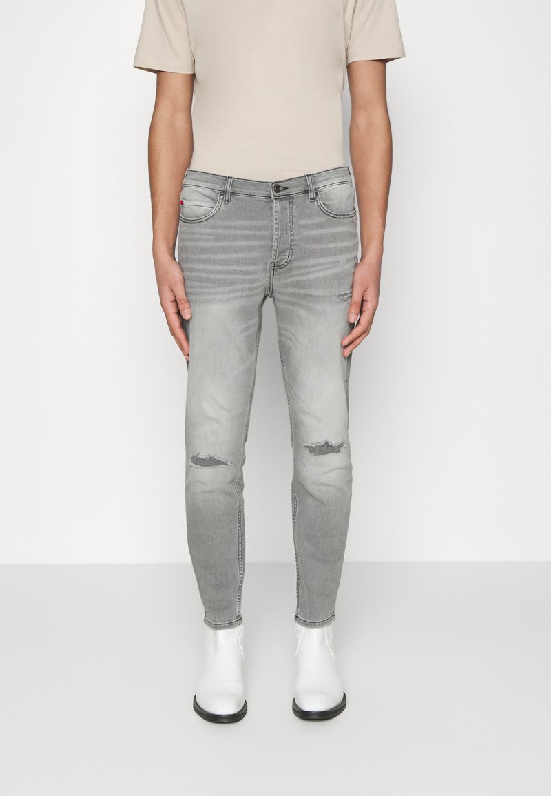 HUGO Jeans Tapered Fit light pastel grey/grey denim Zalando.at