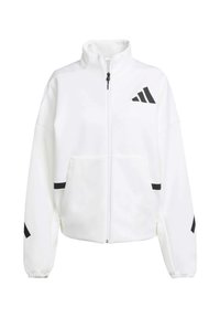 Zip-up sweatshirt - white