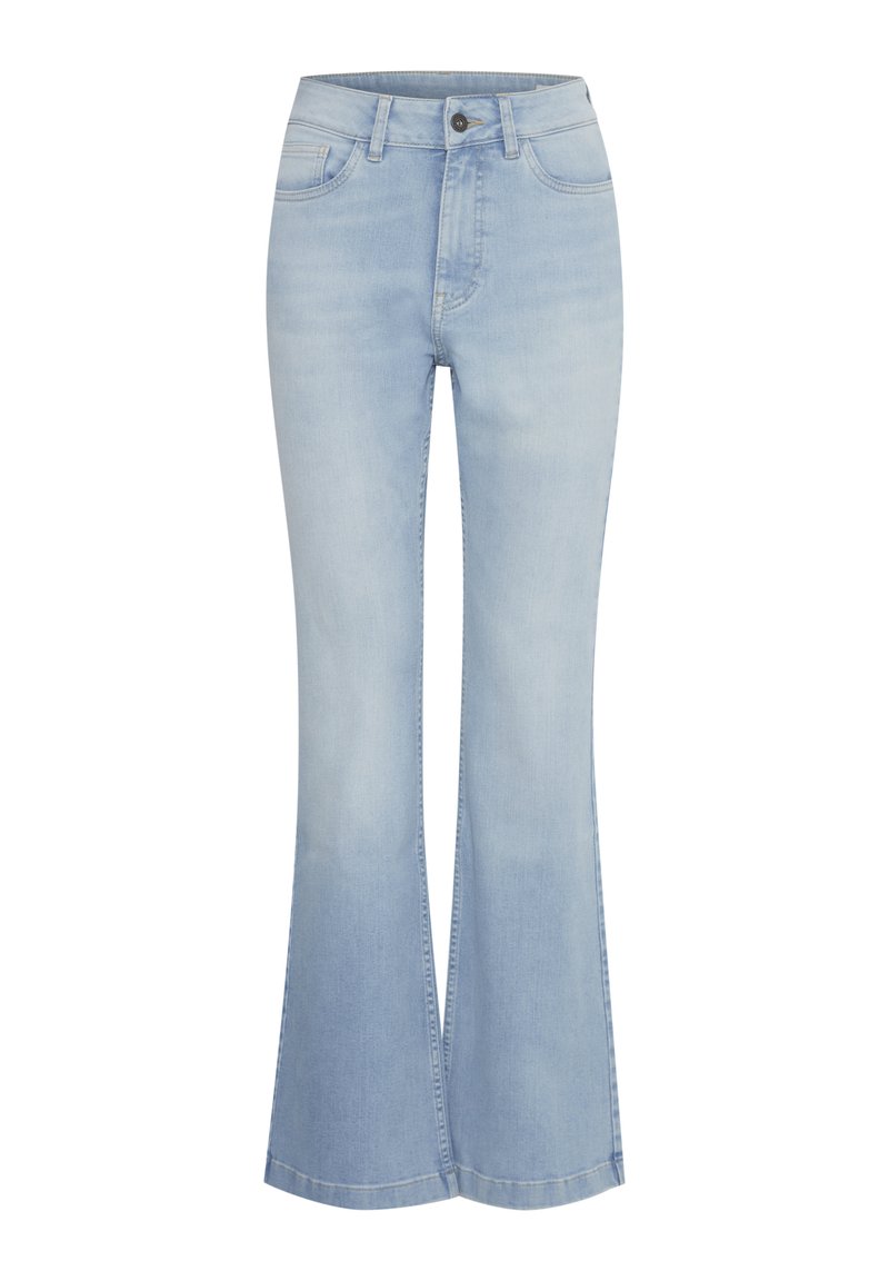 PULZ Bootcut jeans lichtblauw denim