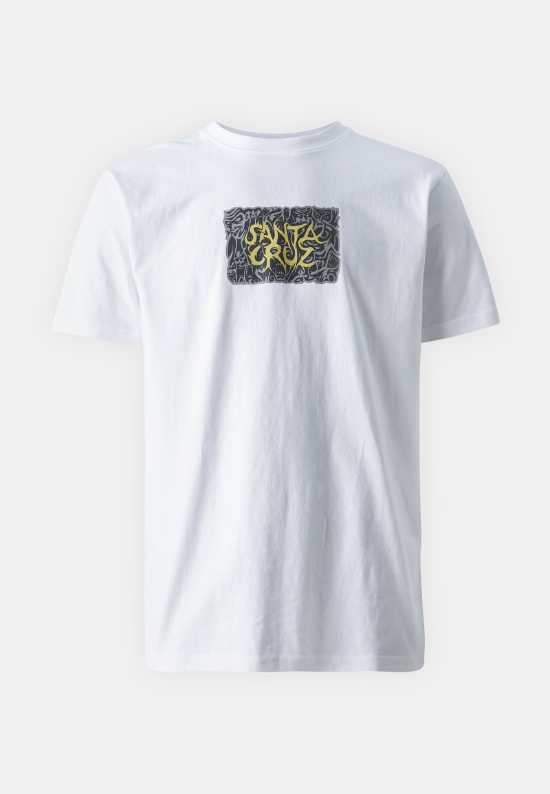 Santa Cruz T-shirt print wit Santa Cruz T-shirt print wit