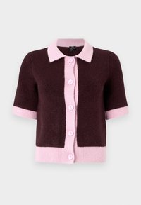 VMSALLY CARDIGAN - Vesta na kopčanje - burgundy