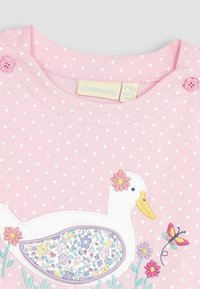 JoJo Maman Bébé APPLIQUE - REGULAR FIT - Camiseta estampada - pink duck