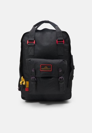MACAROON LARGE HAPPY CAMPER SERIES UNISEX - Rucksack - black