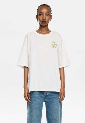 LOGO  - Camiseta estampada - blanco