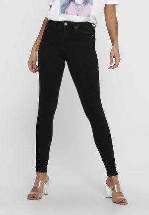 ONLPOWER MID PUSH UP - Jeans Skinny - black