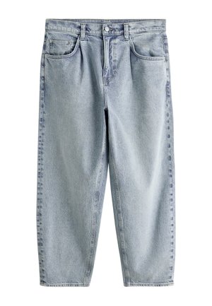Next, REGULAR FIT - BARREL FIT EDIT PLEATED JEANS - Baggy fit teksad - mid blue