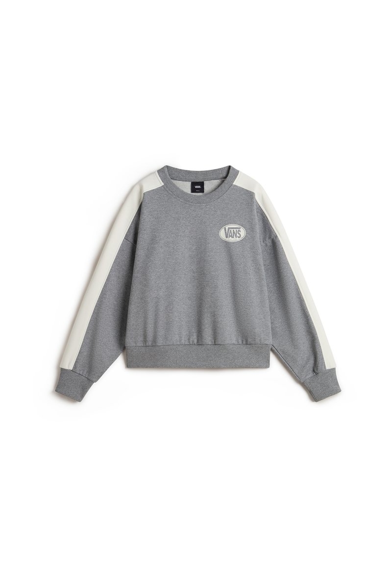 Vans RETRO COLOR BLOCK - Sweater - cement heather/grijs - Zalando.nl
